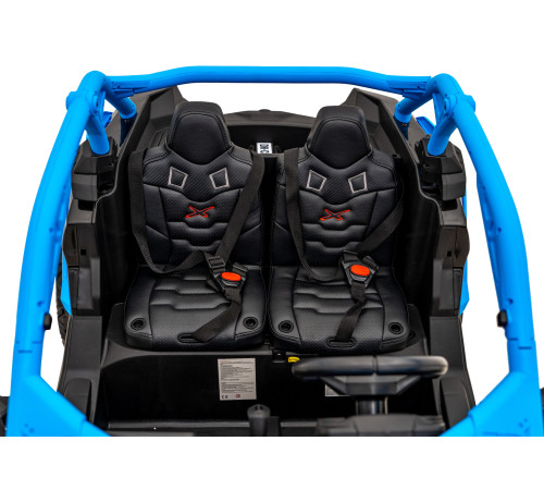 Дитяча акумуляторна машинка Баггі Maverick Turbo RR Блакитна Дитяча акумуляторна машинка Баггі Maverick Turbo RR Блакитна