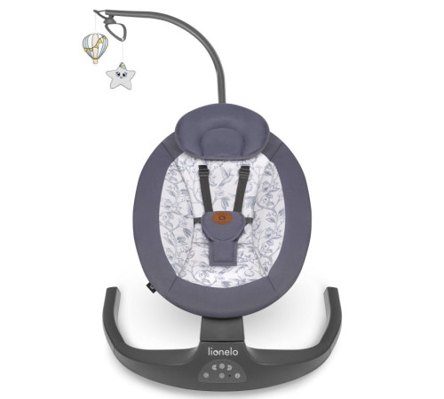 Крісло-гойдалка Lionelo RALF GREY WHITE Крісло-гойдалка Lionelo RALF GREY WHITE