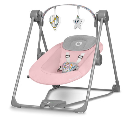 Крісло-гойдалка Lionelo OTTO PINK BABY Крісло-гойдалка Lionelo OTTO PINK BABY