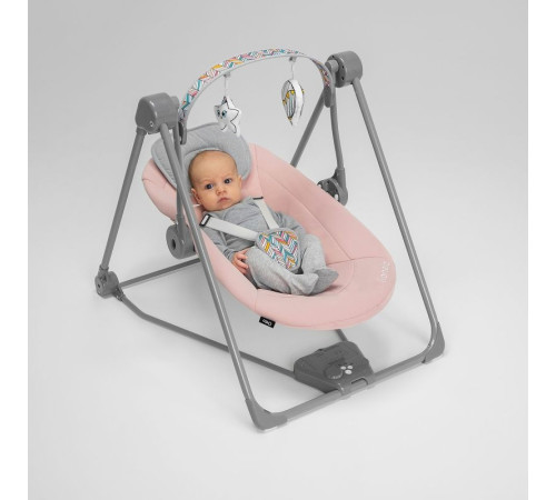 Крісло-гойдалка Lionelo OTTO PINK BABY Крісло-гойдалка Lionelo OTTO PINK BABY