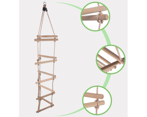 Підвісна драбинка WCG трикутна для дитячого майданчика