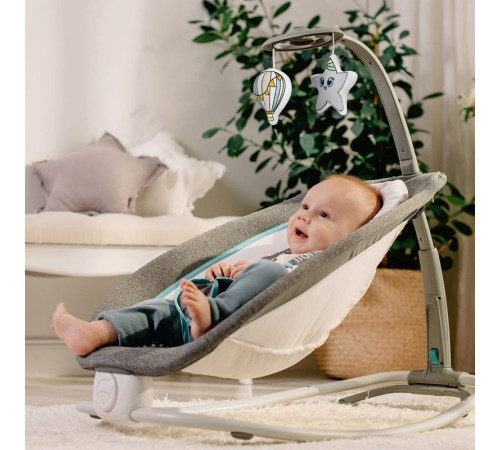 Крісло-гойдалка Lionelo PASCAL GREY DOVE Крісло-гойдалка Lionelo PASCAL GREY DOVE