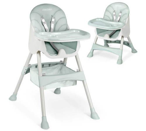 Стільчик для годування зі столиком Ricokids Milo 79 х 62 х 94 см - зелено-білий Стільчик для годування зі столиком Ricokids Milo 79 х 62 х 94 см - зелено-білий