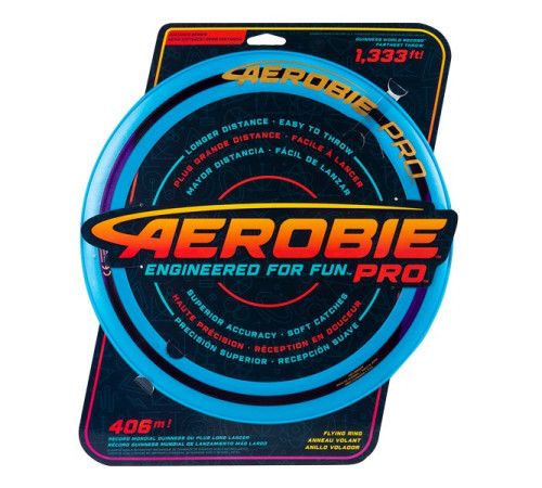 Літаючий диск фризбі AEROBIE Pro Blue - синій