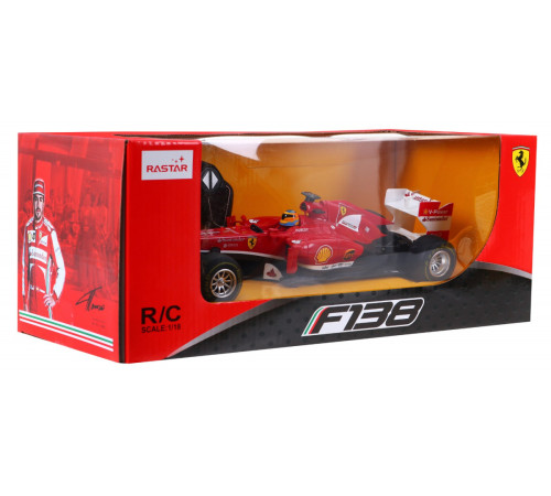 Ferrari F138 RASTAR модель 1:18 Гоночний автомобіль на дистанційному керуванні + пульт 2,4 ГГц