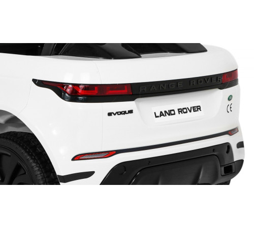 Дитяча акумуляторна машинка Range Rover Evoque Біла Дитяча акумуляторна машинка Range Rover Evoque Біла