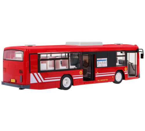 Міський автобус для дітей 6+ На дистанційному керуванні Червоний 1:20 Рухомі частини + Звуки Світло Міський автобус для дітей 6+ На дистанційному керуванні Червоний 1:20 Рухомі частини + Звуки Світло