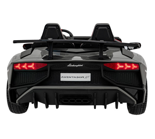 Дитяча акумуляторна машинка Lamborghini Aventador SV Сіра