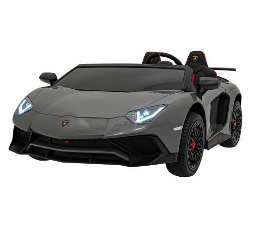 Дитяча акумуляторна машинка Lamborghini Aventador SV Сіра