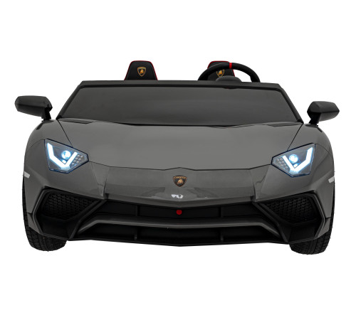 Дитяча акумуляторна машинка Lamborghini Aventador SV Сіра