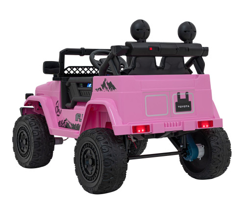 Toyota FJ Cruiser для дітей рожевий + пульт дистанційного керування + повний привід + LED аудіо + EVA + Free Start Toyota FJ Cruiser для дітей рожевий + пульт дистанційного керування + повний привід + LED аудіо + EVA + Free Start