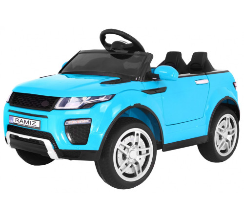 Дитячий електромобіль Rapid Racer Blue + Пульт + Вільний старт + EVA + MP3 LED Дитячий електромобіль Rapid Racer Blue + Пульт + Вільний старт + EVA + MP3 LED