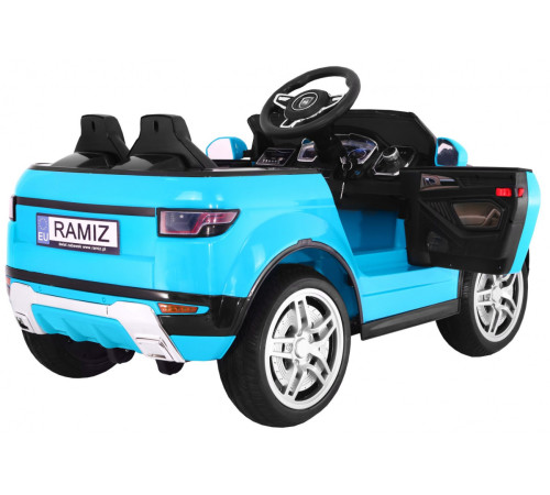 Дитячий електромобіль Rapid Racer Blue + Пульт + Вільний старт + EVA + MP3 LED Дитячий електромобіль Rapid Racer Blue + Пульт + Вільний старт + EVA + MP3 LED