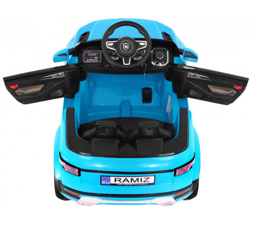 Дитячий електромобіль Rapid Racer Blue + Пульт + Вільний старт + EVA + MP3 LED Дитячий електромобіль Rapid Racer Blue + Пульт + Вільний старт + EVA + MP3 LED