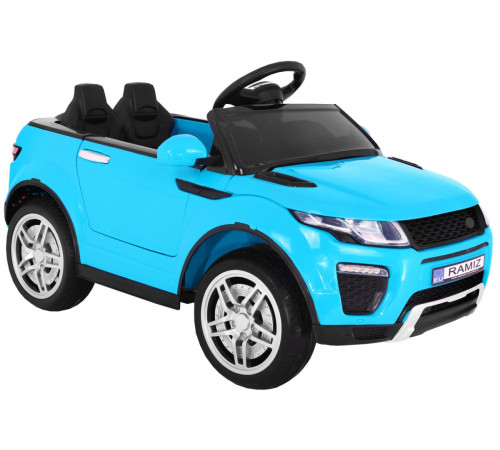 Дитячий електромобіль Rapid Racer Blue + Пульт + Вільний старт + EVA + MP3 LED Дитячий електромобіль Rapid Racer Blue + Пульт + Вільний старт + EVA + MP3 LED
