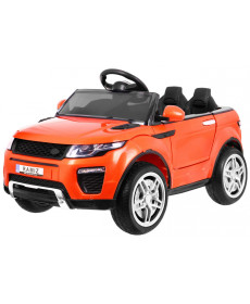 Дитячий електромобіль Rapid Racer Помаранчевий + Пульт + Вільний старт + EVA + MP3 LED