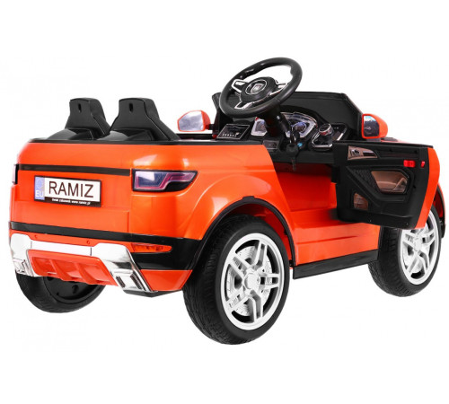 Дитячий електромобіль Rapid Racer Помаранчевий + Пульт + Вільний старт + EVA + MP3 LED Дитячий електромобіль Rapid Racer Помаранчевий + Пульт + Вільний старт + EVA + MP3 LED
