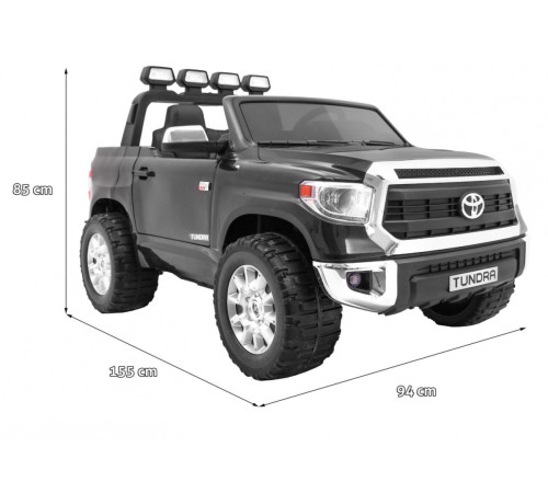 Дитяча акумуляторна машинка Toyota Tundra XXL Чорна