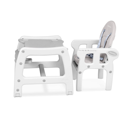 Стільчик для годування 5-в-1 Ricokids Sinco 57,5 х 104 см - сіро-білий