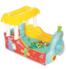 Манеж-поїзд + м'ячі Fisher-Price Bestway 93537, 132 x 94 x 89 см - різнокольоровий