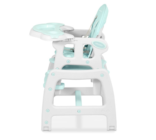 Стільчик для годування 5-в-1 Ricokids Sinco 57,5 х 104 см - бірюзово-білий