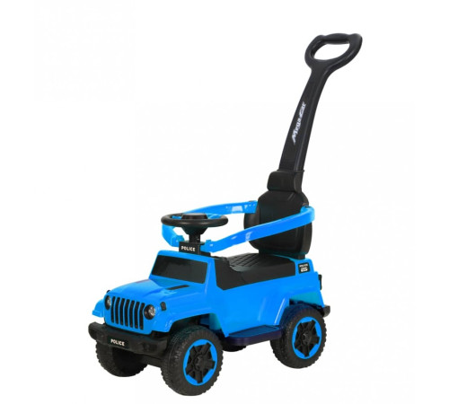 Каталка-толокар Spoko SP-219 2в1 з батьківською ручкою синій Каталка-толокар Spoko SP-219 2в1 з батьківською ручкою синій