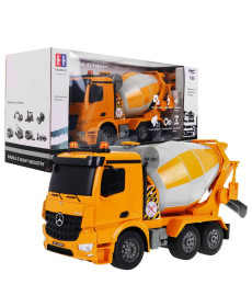 Дитяча бетономішалка Mercedes-Benz Arocs 6+ Модель на дистанційному керуванні 1:20 Звуки Світло