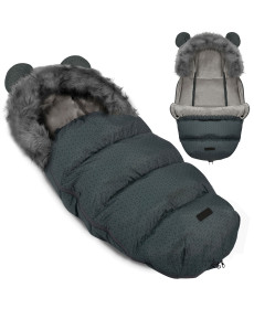 Конверт Elmi Ricokids для коляски та санок, 95 х 48 см - графітовий