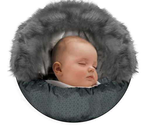 Конверт Elmi Ricokids для коляски та санок, 95 х 48 см - графітовий Конверт Elmi Ricokids для коляски та санок, 95 х 48 см - графітовий