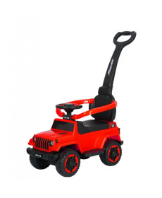 Дитячий толокар Spoko SP-219 2в1 з батьківською ручкою червоний