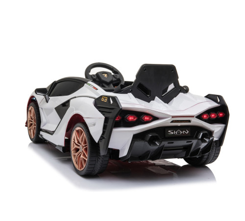 Lamborghini SIAN на акумуляторі для дітей Білий + Пульт + EVA + Free Start + Audio LED Lamborghini SIAN на акумуляторі для дітей Білий + Пульт + EVA + Free Start + Audio LED
