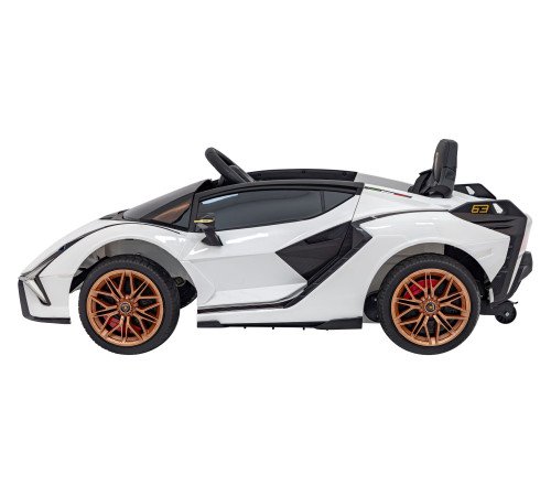 Lamborghini SIAN на акумуляторі для дітей Білий + Пульт + EVA + Free Start + Audio LED Lamborghini SIAN на акумуляторі для дітей Білий + Пульт + EVA + Free Start + Audio LED