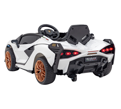 Lamborghini SIAN на акумуляторі для дітей Білий + Пульт + EVA + Free Start + Audio LED Lamborghini SIAN на акумуляторі для дітей Білий + Пульт + EVA + Free Start + Audio LED