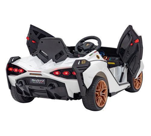 Lamborghini SIAN на акумуляторі для дітей Білий + Пульт + EVA + Free Start + Audio LED Lamborghini SIAN на акумуляторі для дітей Білий + Пульт + EVA + Free Start + Audio LED
