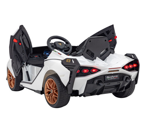 Lamborghini SIAN на акумуляторі для дітей Білий + Пульт + EVA + Free Start + Audio LED Lamborghini SIAN на акумуляторі для дітей Білий + Пульт + EVA + Free Start + Audio LED