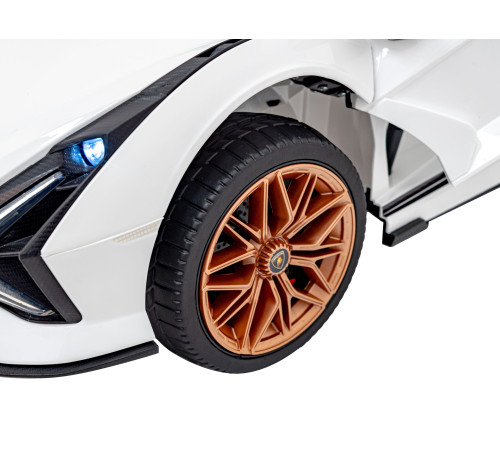 Lamborghini SIAN на акумуляторі для дітей Білий + Пульт + EVA + Free Start + Audio LED Lamborghini SIAN на акумуляторі для дітей Білий + Пульт + EVA + Free Start + Audio LED