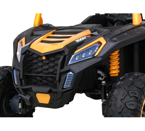 ATV Racing Баггі для 2 дітей Gold + 4x4 Drive + Пульт + Повільний старт + MP3 LED