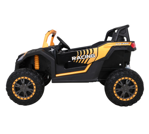 ATV Racing Баггі для 2 дітей Gold + 4x4 Drive + Пульт + Повільний старт + MP3 LED