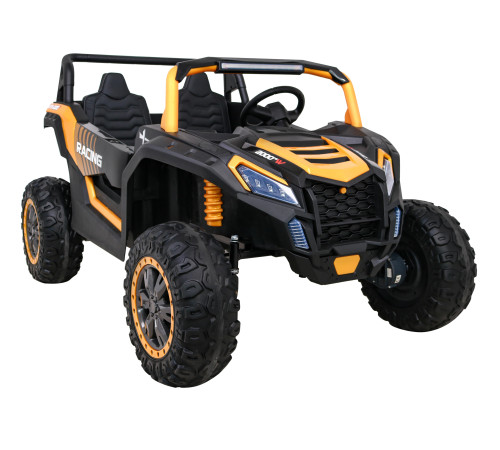 ATV Racing Баггі для 2 дітей Gold + 4x4 Drive + Пульт + Повільний старт + MP3 LED