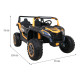 ATV Racing Баггі для 2 дітей Gold + 4x4 Drive + Пульт + Повільний старт + MP3 LED