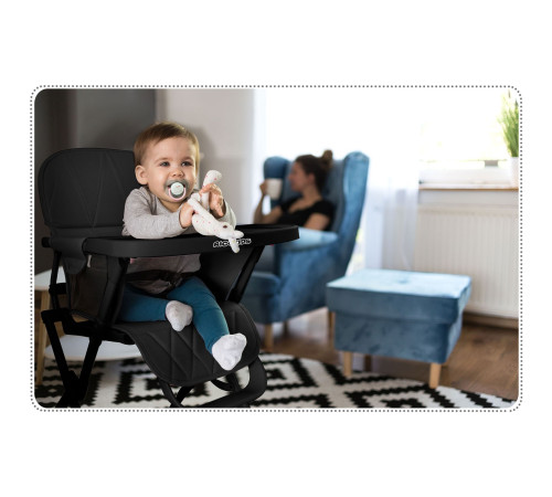 Стільчик для годування Ricokids Nuco 70 х 60 х 95 см - чорний