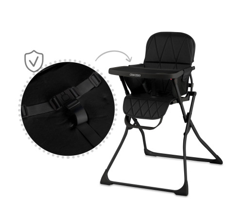 Стільчик для годування Ricokids Nuco 70 х 60 х 95 см - чорний