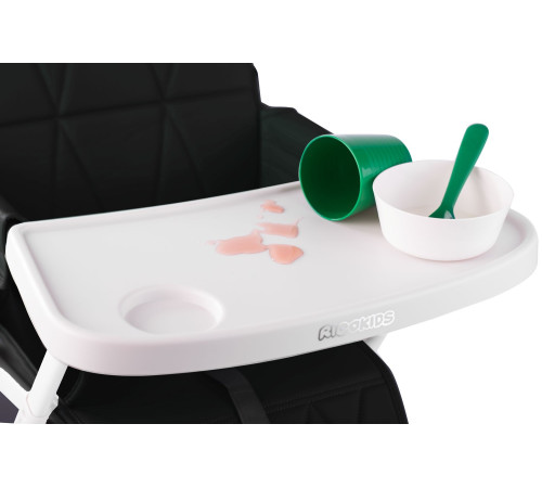 Стільчик для годування Ricokids Nuco 70 х 60 х 95 см - чорно-білий