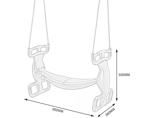 Детские качели двойные WCG Double