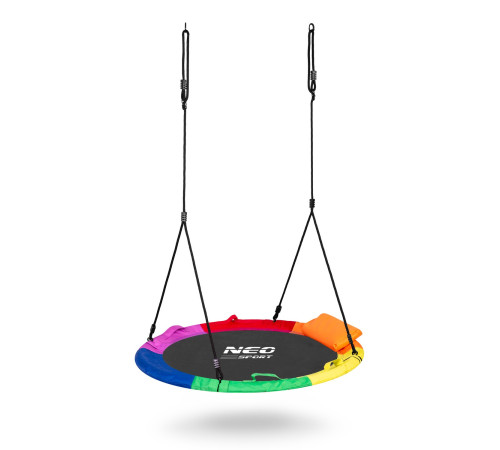 Гойдалка Гніздо лелеки Neo-Sport Swingo XXL 95 см - різнокольорова