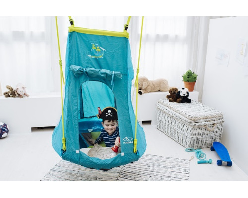 Гніздо гойдалка з наметом Hudora Nest Swing Pirate 90 cm (72152)