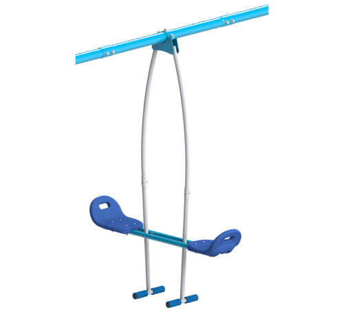Гойдалка п'ятимісна Triple Swing, 294 х 166 х 200 см - синьо-сіра Гойдалка п'ятимісна Triple Swing, 294 х 166 х 200 см - синьо-сіра