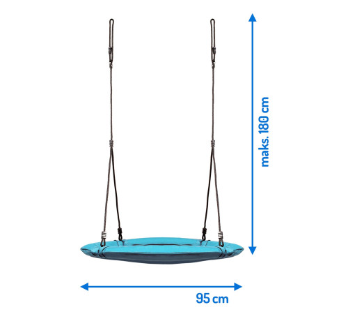 Гойдалка Гніздо лелеки Swingo XXL бірюзова