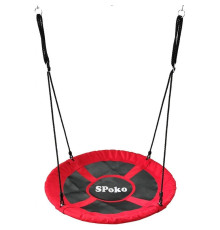 Гойдалка-гніздо підвісна Spoko SP-001 100 см, червона