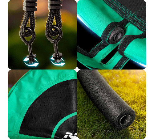 Huśtawka bocianie gniazdo Neo-Sport Swingo 110 cm